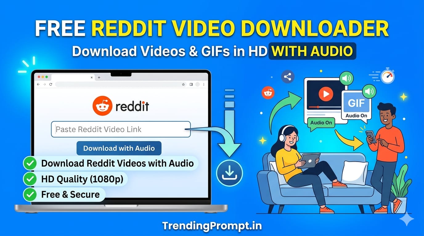 Free Reddit Video Downloader: Save Videos & GIFs with Audio in HD