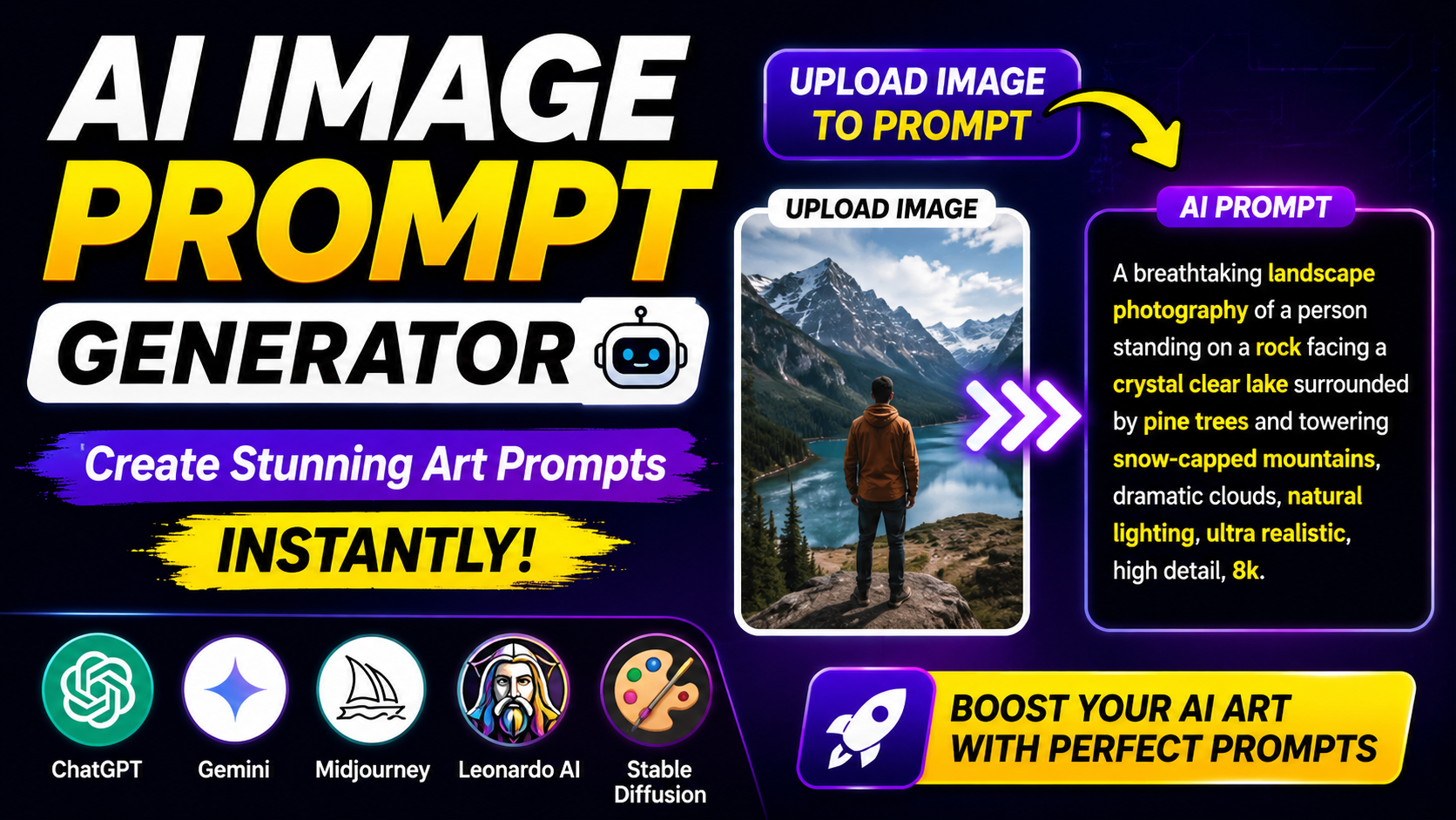 AI Image Prompt Generator: Create Stunning Art Prompts Instantly