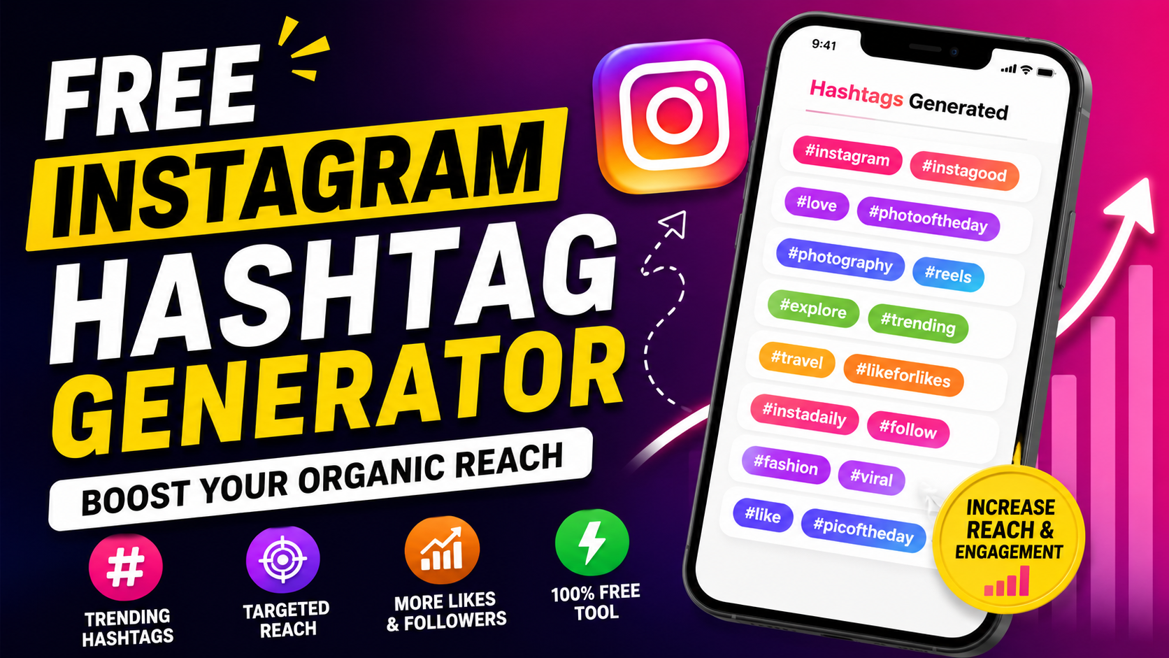 Free Instagram Hashtag Generator: Boost Your Organic Reach