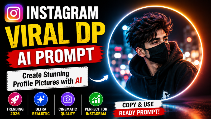 Instagram Viral DP AI Prompt 2026 – Create Stunning Profile Pictures with AI